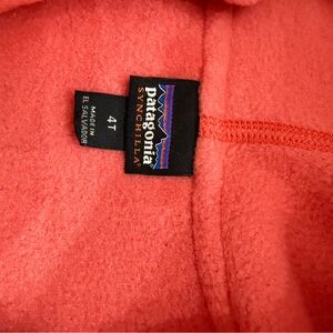 BNWOT Patagonia synchilla 4T lightweight fleece